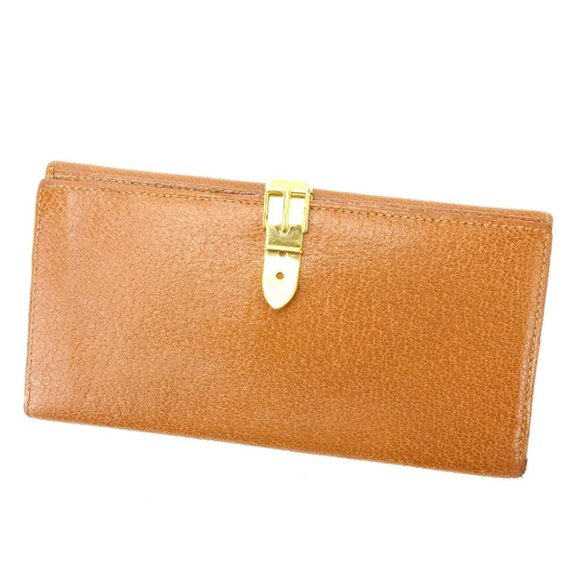 Gucci Wallet Purse Long Wallet Brown Woman Authentic Used Y1780 - Picture 1 of 6